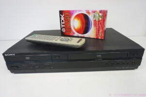 SONY SLV-D980P DVD-Player VHS Video Recorder Combo HiFi VCR Remote, New Cassette