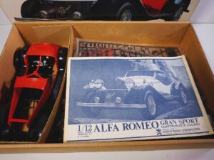 Rare BANDAI JAPAN 8005 ALFA ROMEO GRAN SPORT ZAGATO model kit