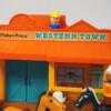 Vintage Fisher Price Little People Western Town