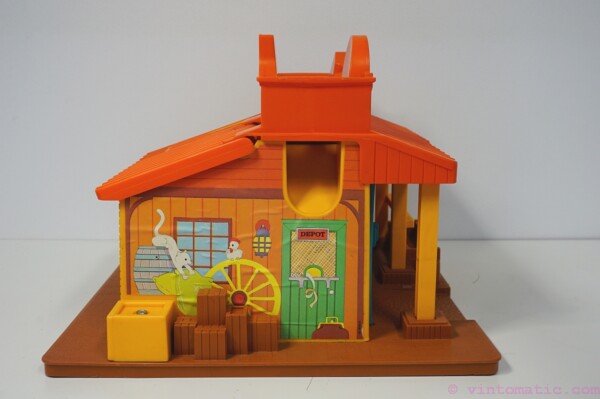 Vintage Fisher Price Little People Western Town