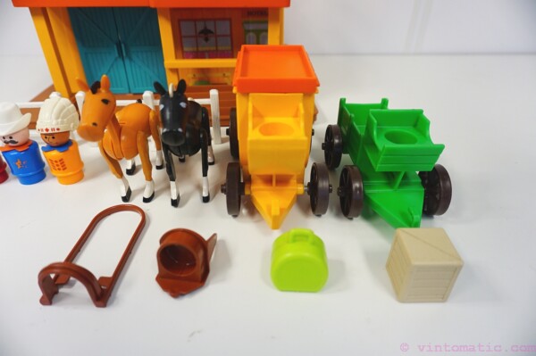 Vintage Fisher Price Little People Western Town