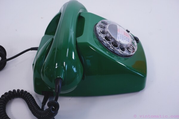 Vintage Green (Smaragd) Ericsson T65 de Luxe Rotary Dial Phone