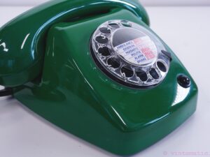 Vintage Green (Smaragd) Ericsson T65 de Luxe Rotary Dial Phone