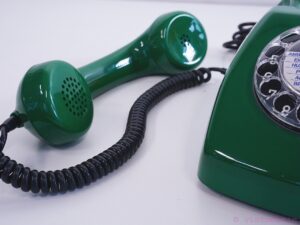Vintage Green (Smaragd) Ericsson T65 de Luxe Rotary Dial Phone