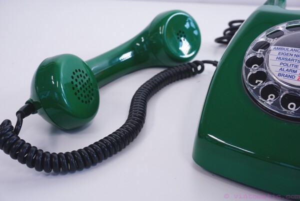 Vintage Green (Smaragd) Ericsson T65 de Luxe Rotary Dial Phone