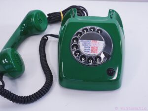 Vintage Green (Smaragd) Ericsson T65 de Luxe Rotary Dial Phone