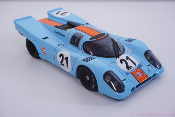 Pre-Owned 1:18 Autoart Porsche 917K Daytona 24HR “Le Mans” Edition Model Car #21