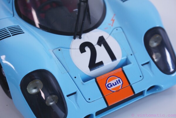 Pre-Owned 1:18 Autoart Porsche 917K Daytona 24HR “Le Mans” Edition Model Car #21