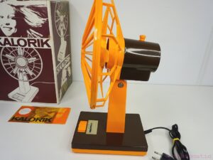 Kalorik Desk Fan Vintage Retro Orange / Brown Desk Fan 1970s