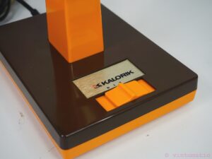 Kalorik Desk Fan Vintage Retro Orange / Brown Desk Fan 1970s