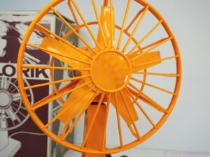 Kalorik Desk Fan Vintage Retro Orange / Brown Desk Fan 1970s