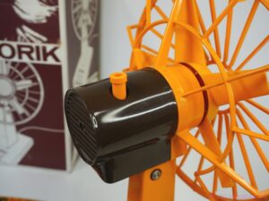 Kalorik Desk Fan Vintage Retro Orange / Brown Desk Fan 1970s