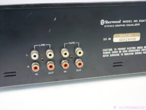Sherwood Stereo Graphic Equalizer EQ 470R - Tested - Working - Retro Hifi - 220V