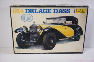 Heller Delage D.8SS 1:24 Scale Model Kit