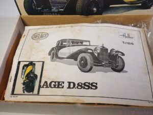 Heller Delage D.8SS 1:24 Scale Model Kit