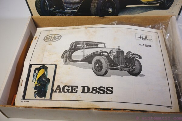 Heller Delage D.8SS 1:24 Scale Model Kit