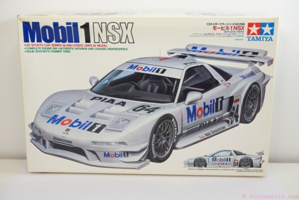 Tamiya Mobil 1 NSX scale model kit in 1:24 scale