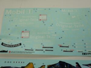 Tamiya Mercedes CLK-GTR Original Teile 1:24 Model Kit (Started)