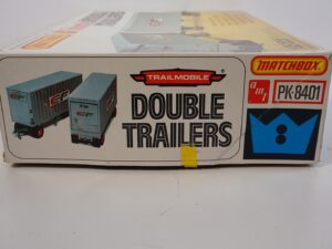 Vintage Matchbox AMT Trailmobile Double Trailers PK-8401 1/25 Scale Model Kit