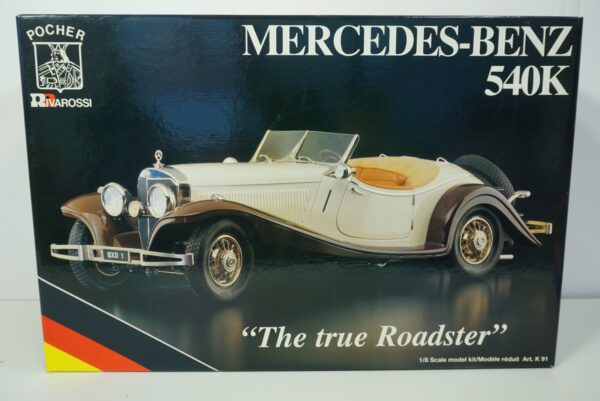 Pocher / Rivarossi Mercedes-Benz 540K 1:8 Scale Model Kit (K91)