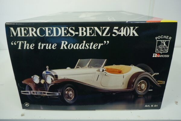 Pocher / Rivarossi Mercedes-Benz 540K 1:8 Scale Model Kit (K91)