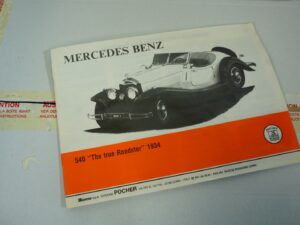 Pocher / Rivarossi Mercedes-Benz 540K 1:8 Scale Model Kit (K91)