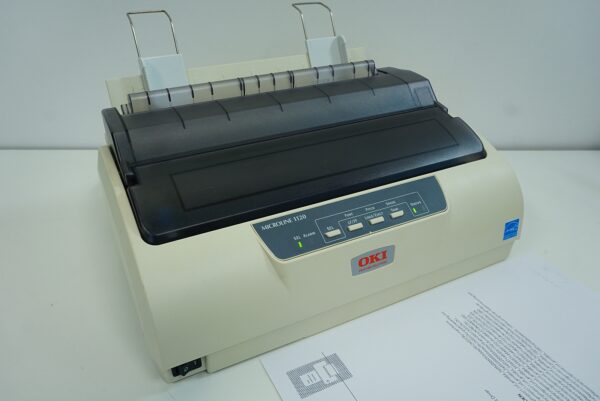 OKI Microline 1120 Dot Matrix Printer - Working - Extra Ribbon