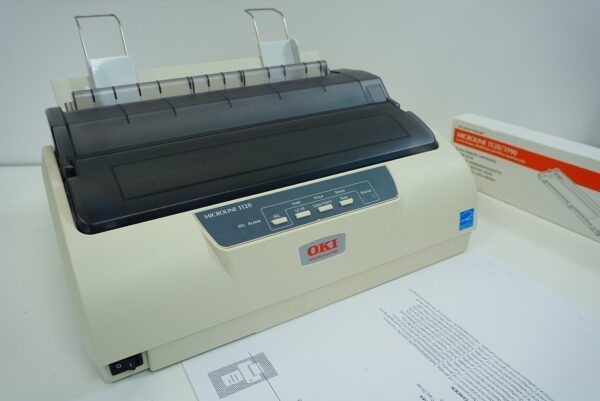 OKI Microline 1120 Dot Matrix Printer - Working - Extra Ribbon