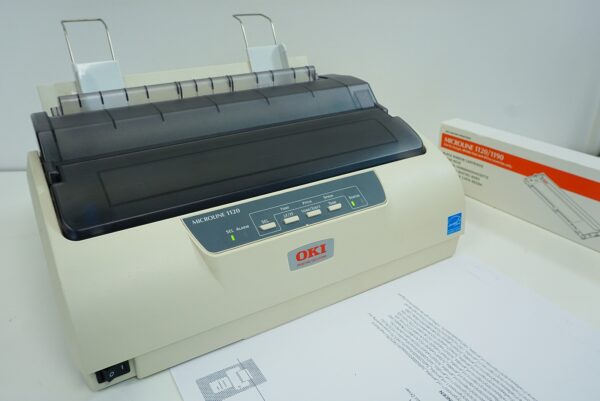 OKI Microline 1120 Dot Matrix Printer - Working - Extra Ribbon