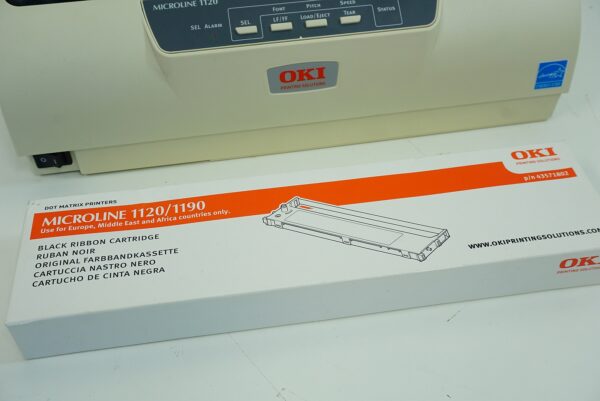 OKI Microline 1120 Dot Matrix Printer - Working - Extra Ribbon