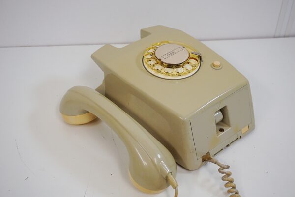 Vintage grey PTT W65 Wall Telephone