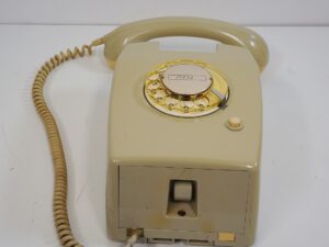 Vintage grey PTT W65 Wall Telephone