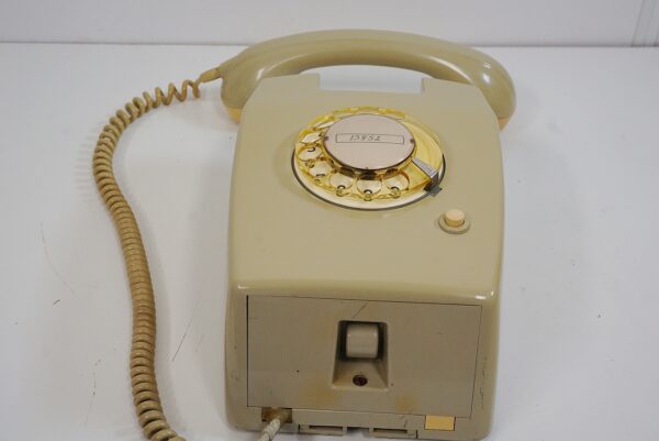 Vintage grey PTT W65 Wall Telephone