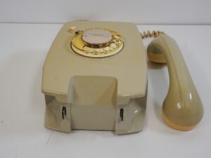 Vintage grey PTT W65 Wall Telephone