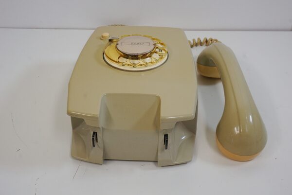 Vintage grey PTT W65 Wall Telephone