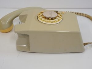 Vintage grey PTT W65 Wall Telephone