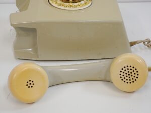 Vintage grey PTT W65 Wall Telephone
