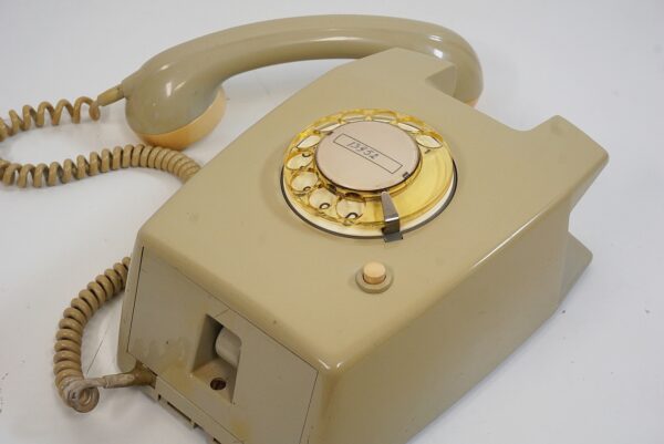 Vintage grey PTT W65 Wall Telephone