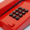 Red Unifoon TDK push button phone from 1986