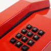 Red Unifoon TDK push button phone from 1986