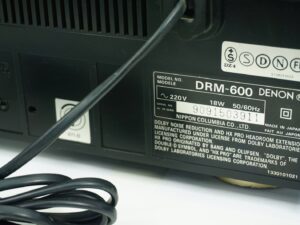 HiFi Denon DRM-600 Cassette Tape Deck - TDK SA90 - Japan