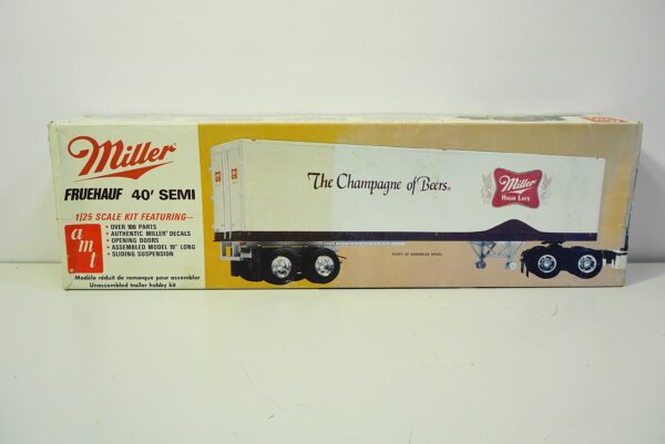 AMT Miller Fruehauf 40" Semi Trailer 1/25 Model Kit - T559