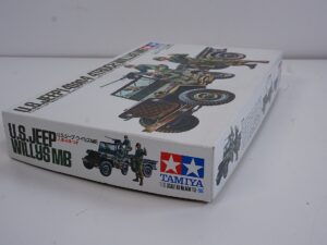 Vintage TAMIYA US Jeep 1/4 ton 4x4 Willys MB 1:35 Scale Model Kit