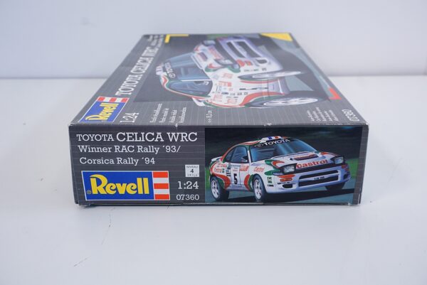 Vintage Revell Toyota Celica WRC 1:24 Scale Model Kit #07360 - Winner RAC Rally '93/ Corsica Rally '94