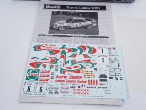 Vintage Revell Toyota Celica WRC 1:24 Scale Model Kit #07360 - Winner RAC Rally '93/ Corsica Rally '94