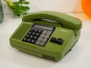 vintage Siemens Comfoset green business phone