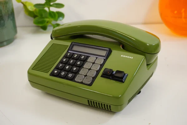 vintage Siemens Comfoset green business phone