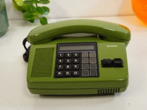 vintage Siemens Comfoset green business phone