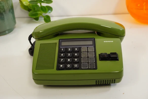 vintage Siemens Comfoset green business phone