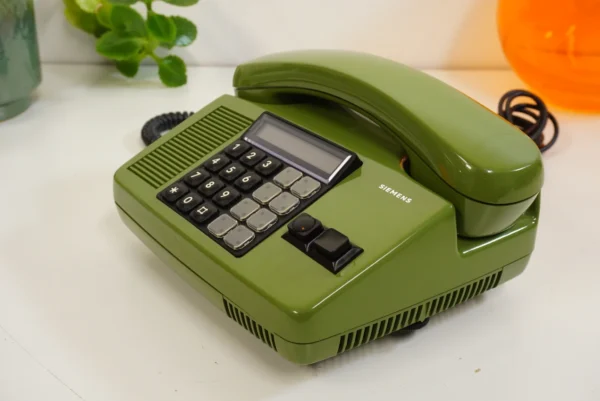 vintage Siemens Comfoset green business phone